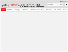 Tablet Screenshot of bw-optik.de